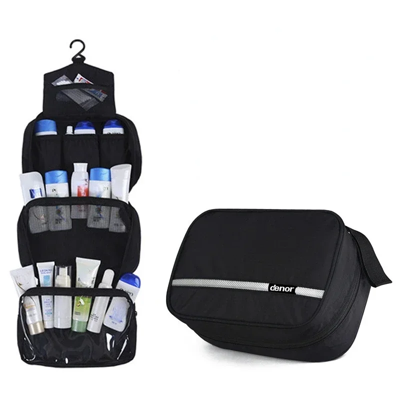 

New Travel Hanging Toiletry Bag Toiletry Wash Organizer Kit for Men Women Cosmetics Make Up Sturdy Hanging Hook Shower Bags