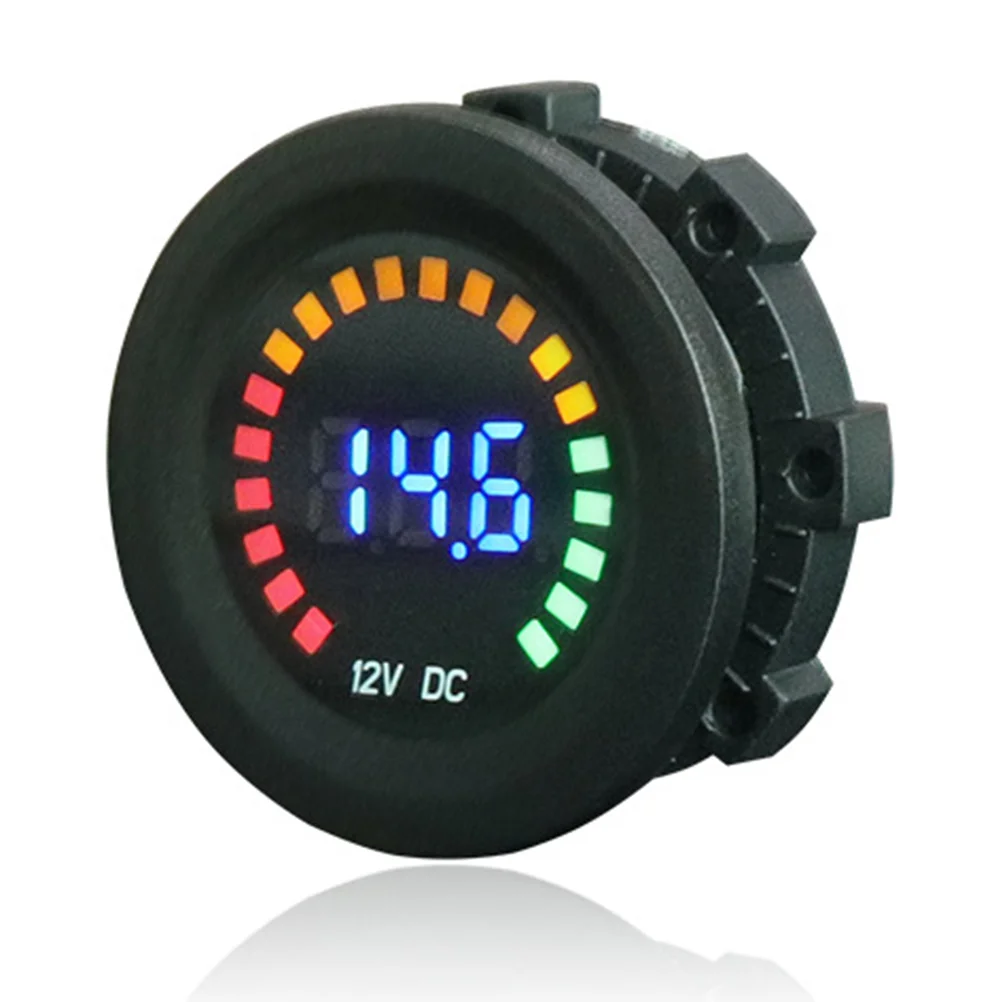 

Car Voltage Tester Motorcycle Panel Digital Meter Display Voltmeter Color Screen