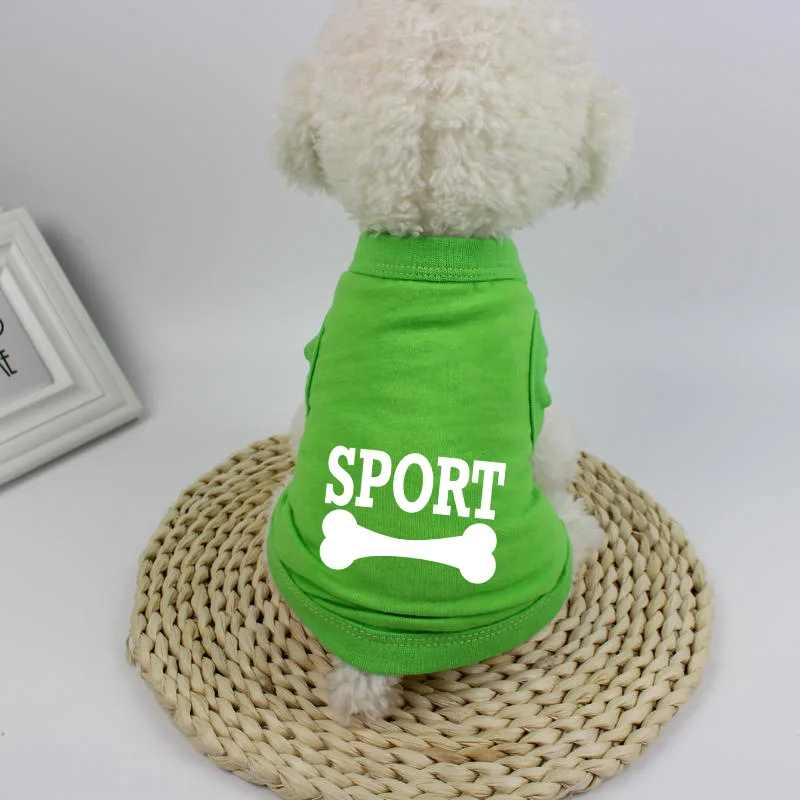 

2022 Summer Puppy Clothes, Pet Cotton Vest, Thin Breathable and Comfortable, French Bullfighting Corgi Yorkshire Chihuahua Coat,