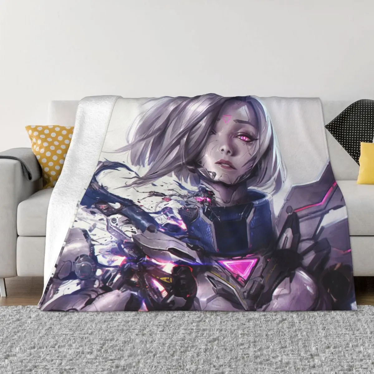 

League Of Legends Video Game Blankets Flannel Printed Breathable Super Soft Throw Blanket for Bed Couch Bedspread