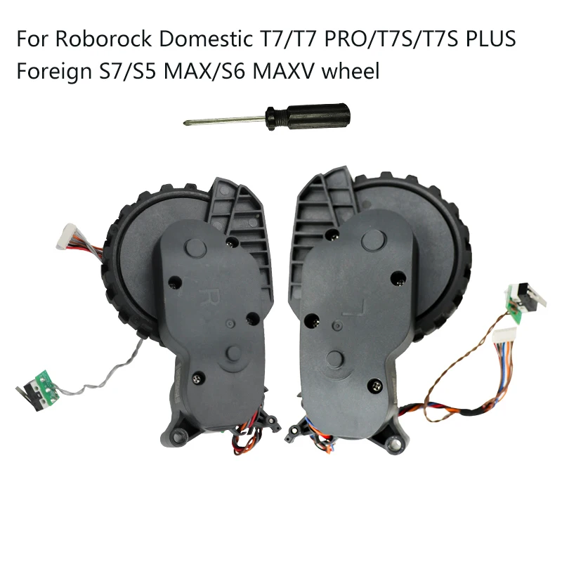 

For Roborock Domestic T7 T7 PRO T7S T7S PLUS Foreign S7 S5 MAX S6 MAXV Left Right Walking Wheels Vacuum Cleaner Home Accessories