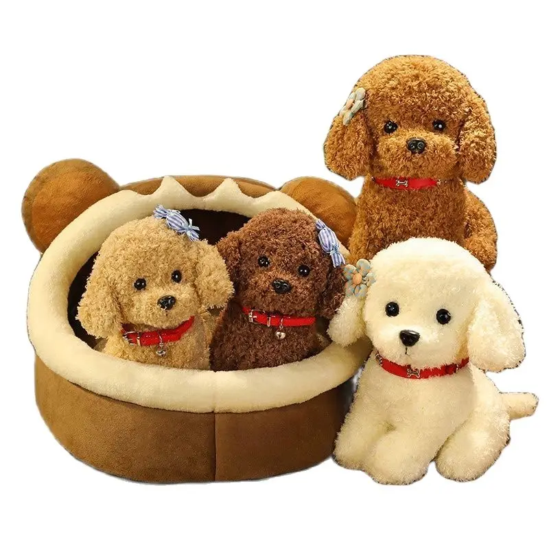 

Мягкая плюшевая игрушка-пудель, 22/28 см