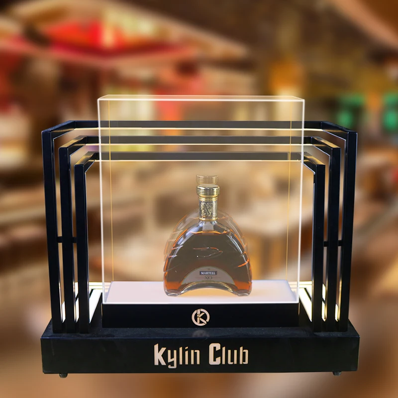 Светящаяся Подставка-витрина для винных бутылок подставка-витрина коктейлей и