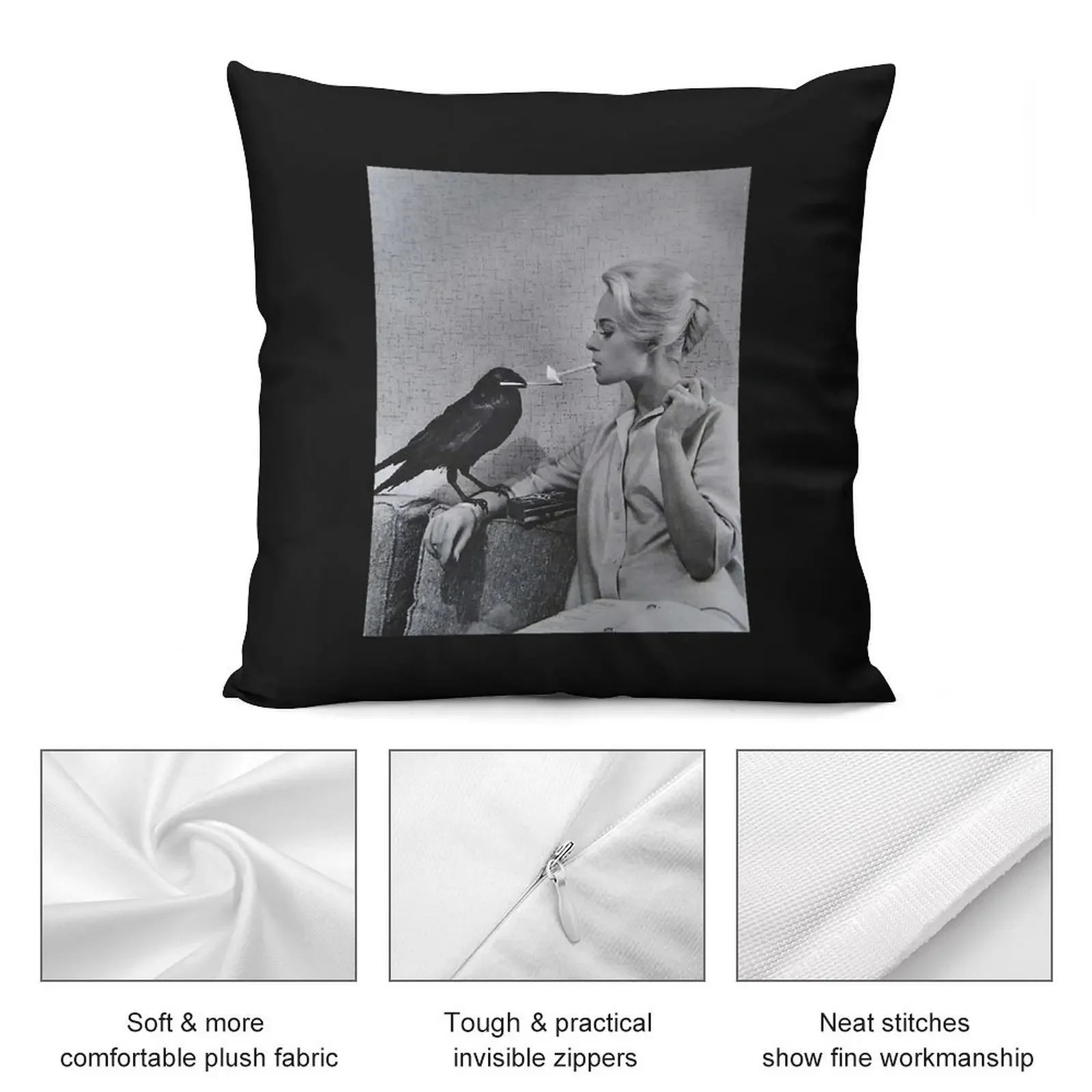 Tippi Hedren есть ее сигарета с подсветкой декоративная подушка роскошный чехол для