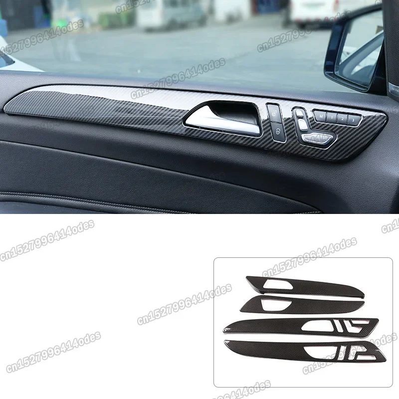 Карбоновая внутренняя дверная ручка для mercedes benz M gle 2012 2013 2015 2014 2016 2017 w166 2018 350x400 gls