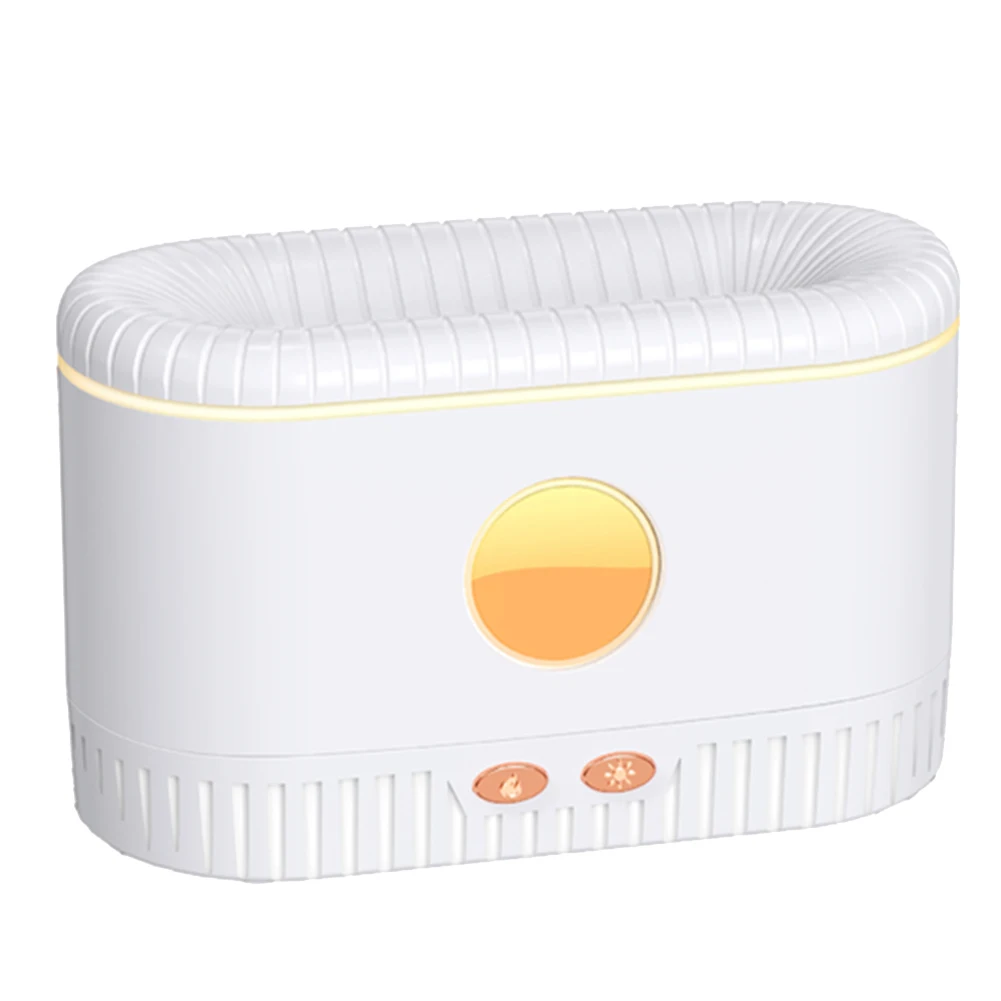 

Ультразвуковой увлажнитель воздуха, аромадиффузор, имитация пламени, тихий ароматерапия, эфирное масло, белый диффузор