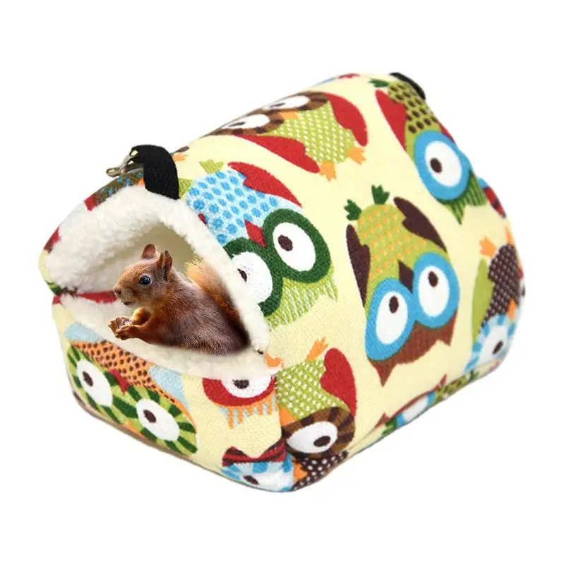 Гамак для хомяка морская свинка хлопковое гнездо подвесная кровать моющаяся