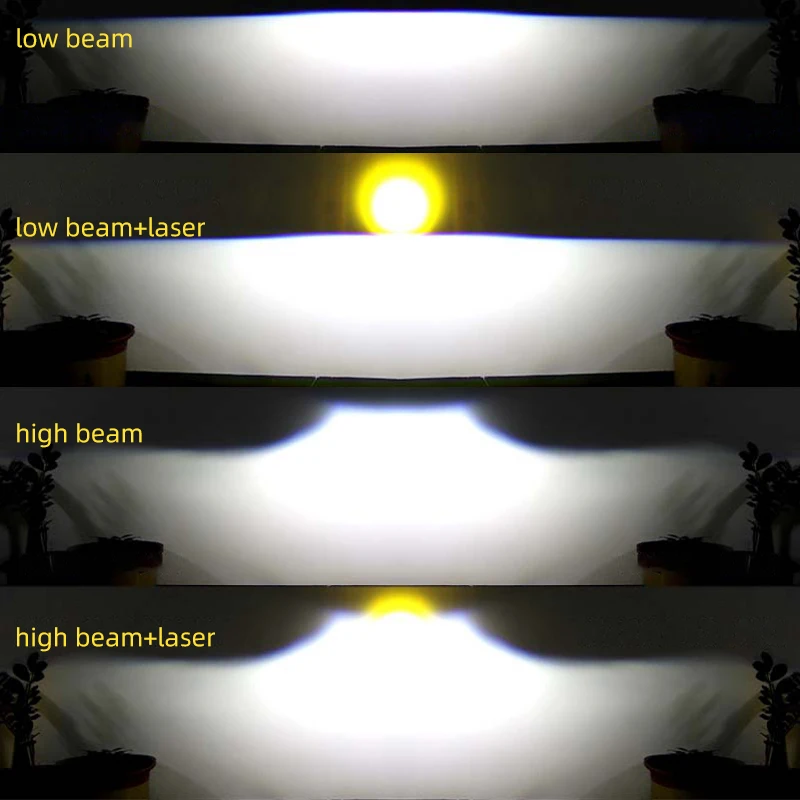 

Универсальная светодиодная противотуманная фара H11 9005, 3 дюйма, два лазера