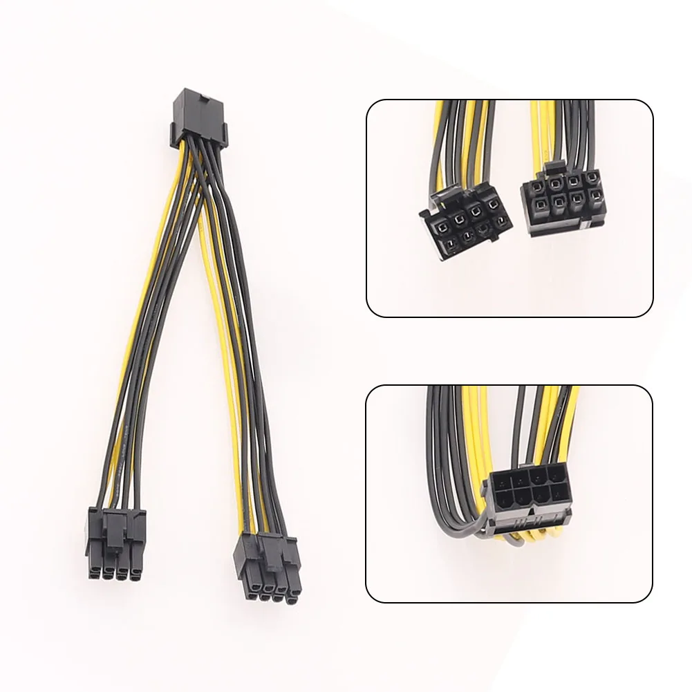 

PCI-E 8-контактный разъем мама-двойной 8-контактный 6 + 2-контактный штекер видеокарта кабель питания 1007 18AWG 8P гнездо двойной 8P штекер
