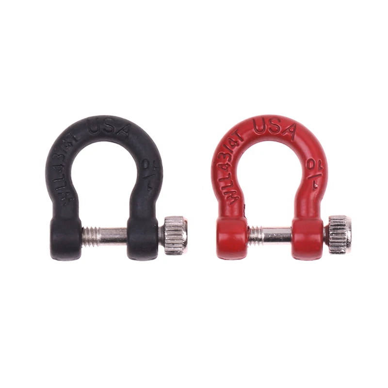 

Metal Bumper D-Ring Tow Hook for 1/10 RC Crawler Car TRX-4 Axial SCX10 90046 D90