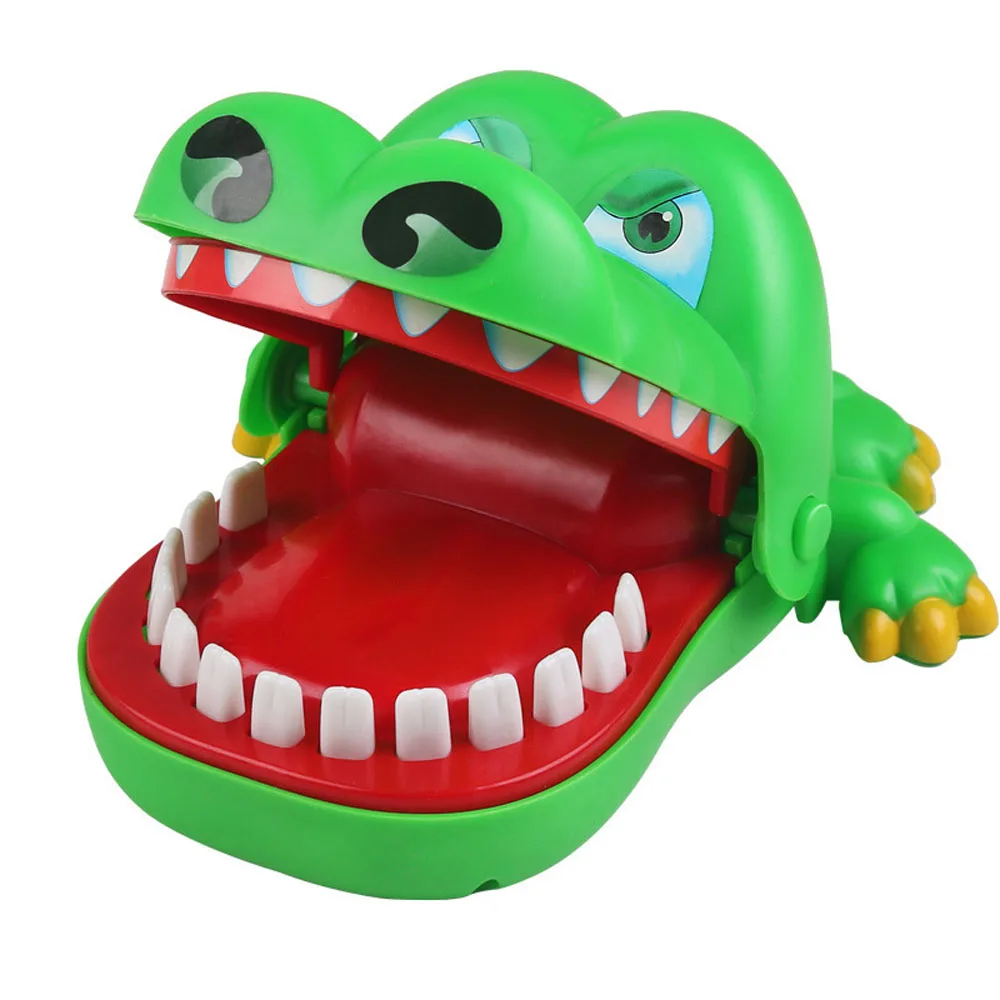 

Funny Gags Toy Family Games Children's Toys Practical Jokes Crocodile Mouth Toy Bite Finger Game Crocodile Game