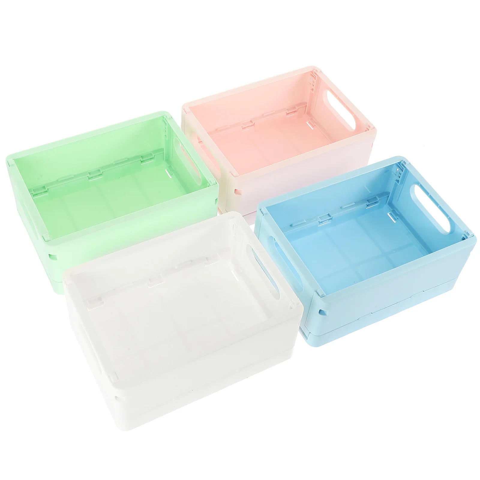 

4 шт., складные пластиковые корзины для молока