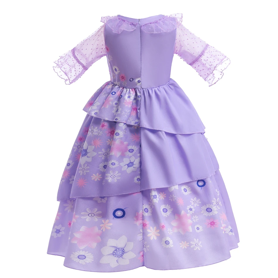 Детское платье принцессы для косплея с принтом