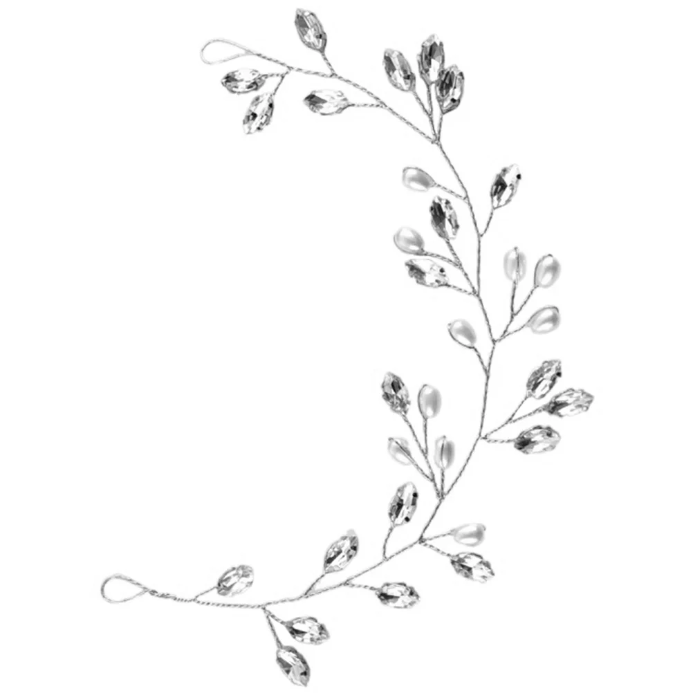 

Wedding Bride Hair Vine Rhinestone Hair Vine Pearl Hair Vine Bridal Hair Vine for Women
