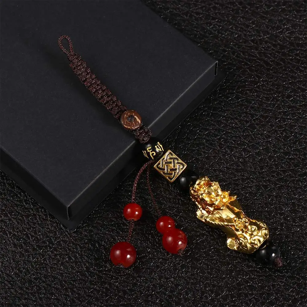 Бусины из обсидиана привлекают сумку богатства кулон сделай сам безделушки