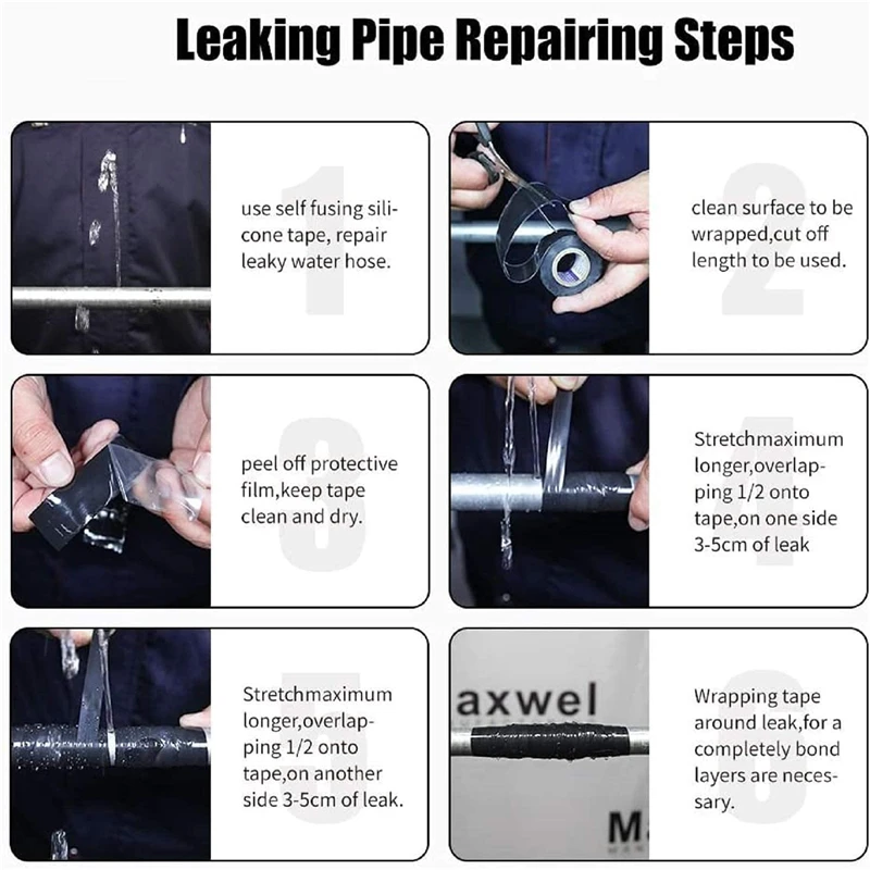 Многофункциональная Водонепроницаемая силиконовая ремонтная лента СКРЕПЛЕНИЕ