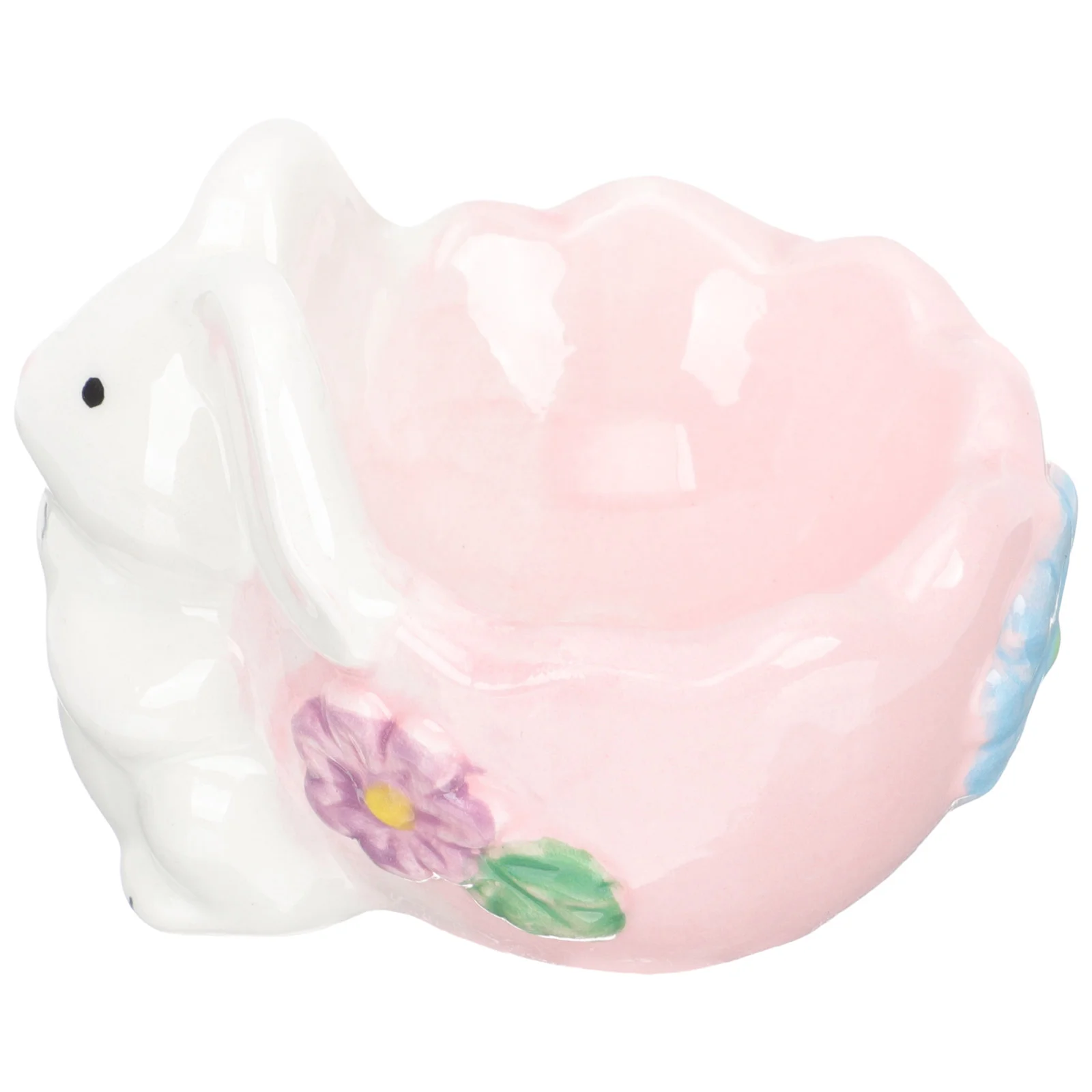 

Rabbit Egg Tray Ornament Container Egg Dish Boiled Egg Holder Bunny Fresh Egg Holder Ceramics Single Egg Rack Egg Keeper Office