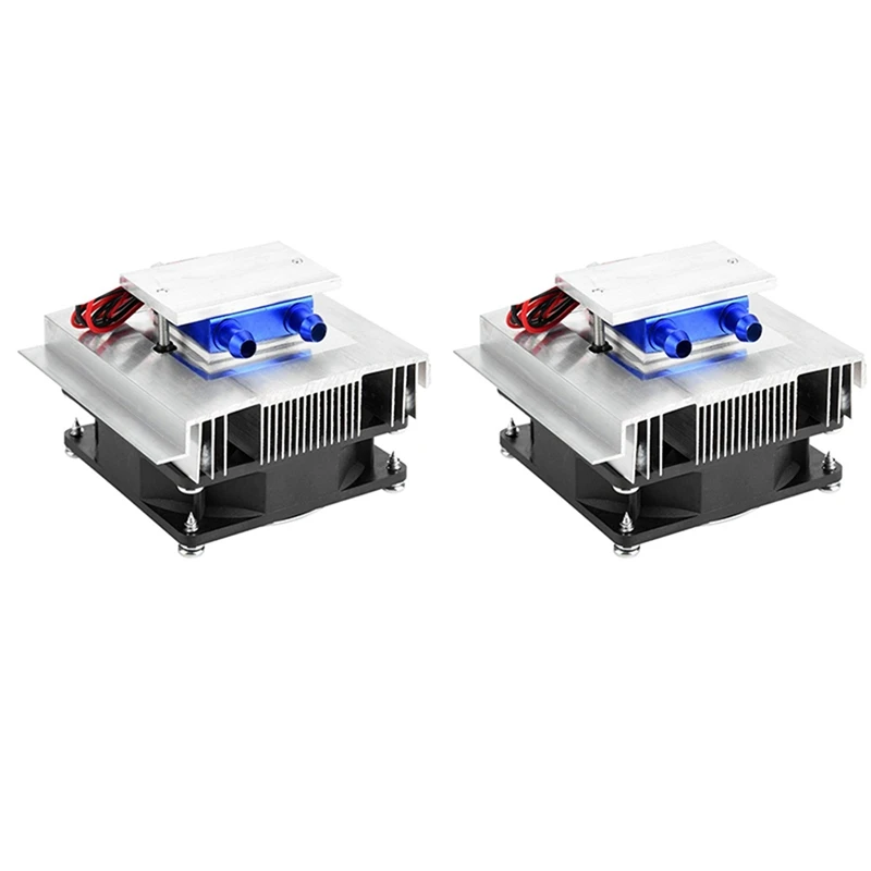 

AFBC 2X Thermoelectric Cooler Cooling System Semiconductor Refrigeration System Kit Heatsink Peltier Cooler For 15L Water