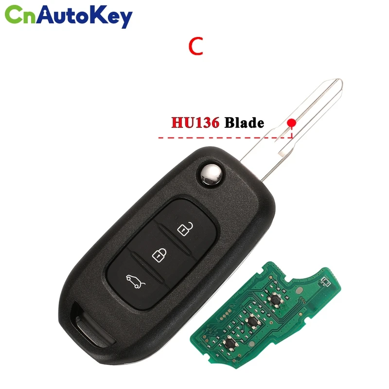 

CN 010075 CWTWB1G767 откидной дистанционный ключ 433 МГц PCF7961M 4A для Kadjar Captur Megane 3 Symbol Logan 2 Sandero 2 Dacia Duster