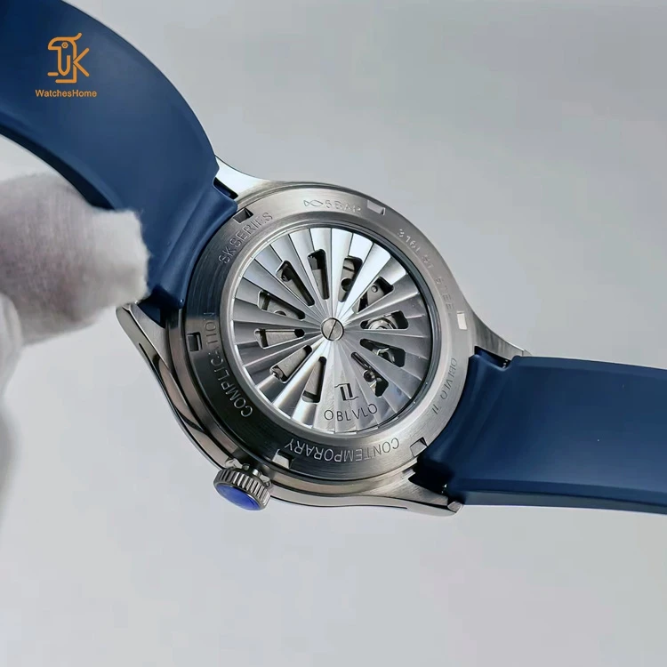 Уникальные индивидуализированные часы Limunous Dome роскошный центр секунды механизм