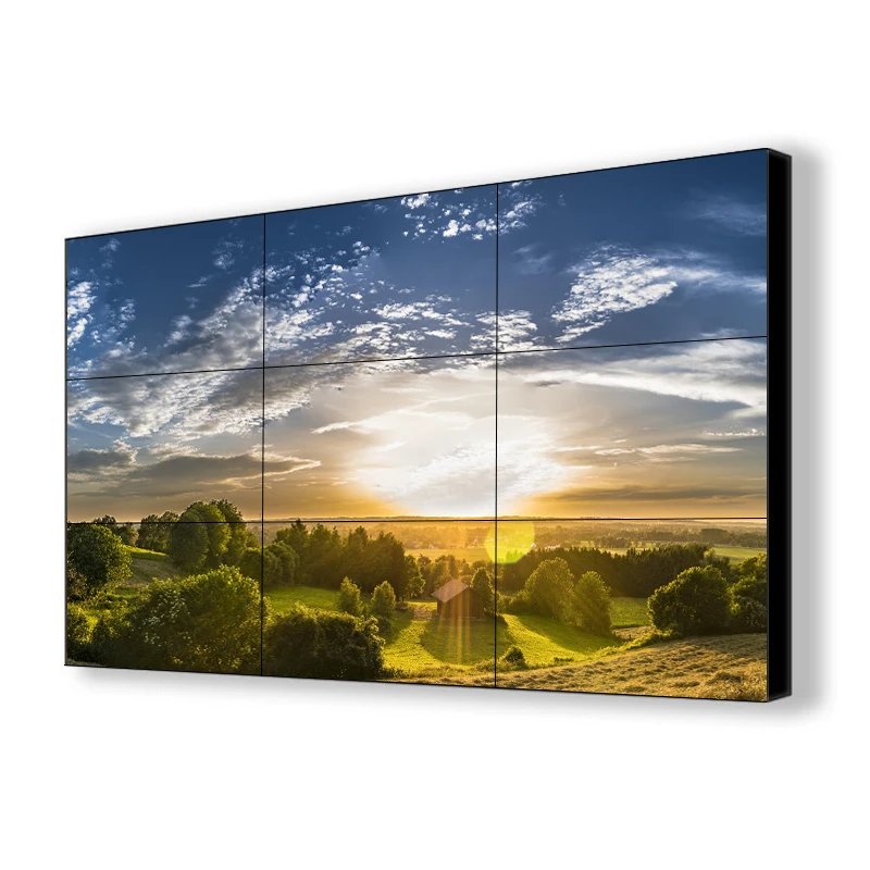 Enlarge OEM Korea original LCD screen advertising player player 50 inch ultra-narrow frame 8mm commercial display with controller