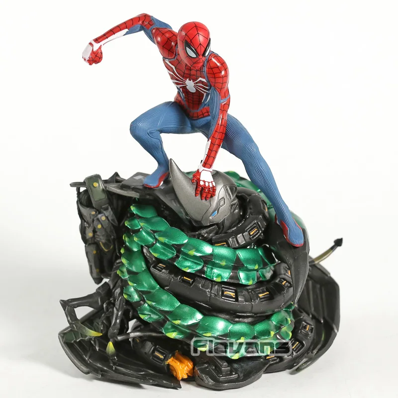 

19cm Spider Man PS4 Game Spiderman Collectors Edition PVC Figure Collectible Model Toy Christmas Gift Birthday Gift Boys with Bo