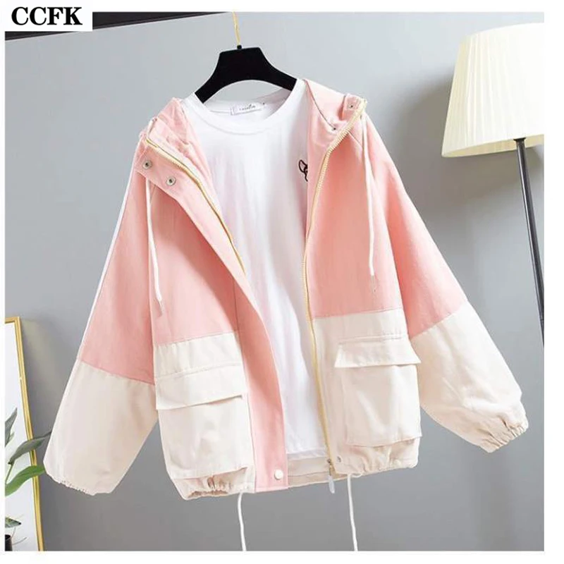 

Outerwear Y2k Hoodies Harajuku Patchwork Sweatshirt Fall Jacket Women Sudadera Mujer Egirl Alt Streetwear Coat Clothes for Teen