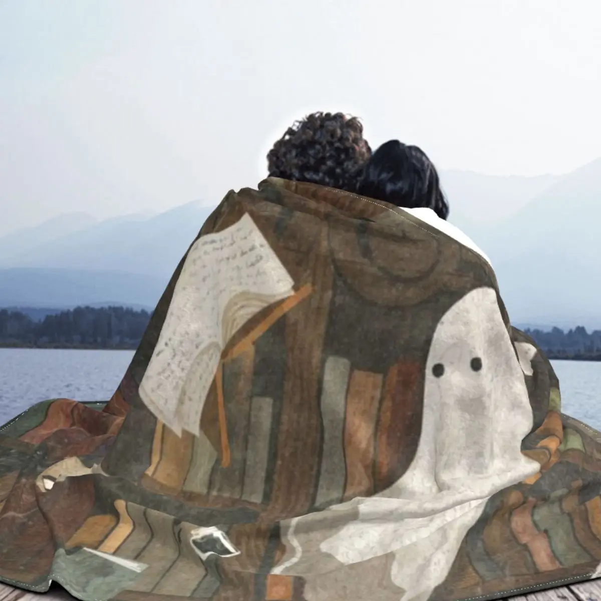 There S A Poltergeist In The Library Again Ультрамягкое одеяло из микрофлиса