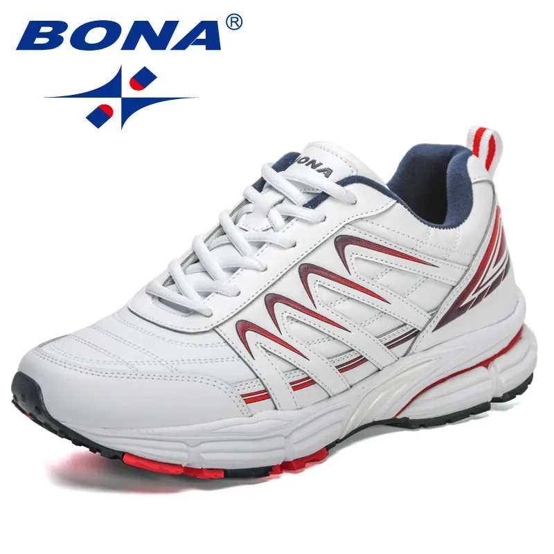 BONA 2022 New Designers Classics Running Shoes Men Fashion Casual Sneakers Man Athletic Sport Shoes Walking Footwear Mansculino