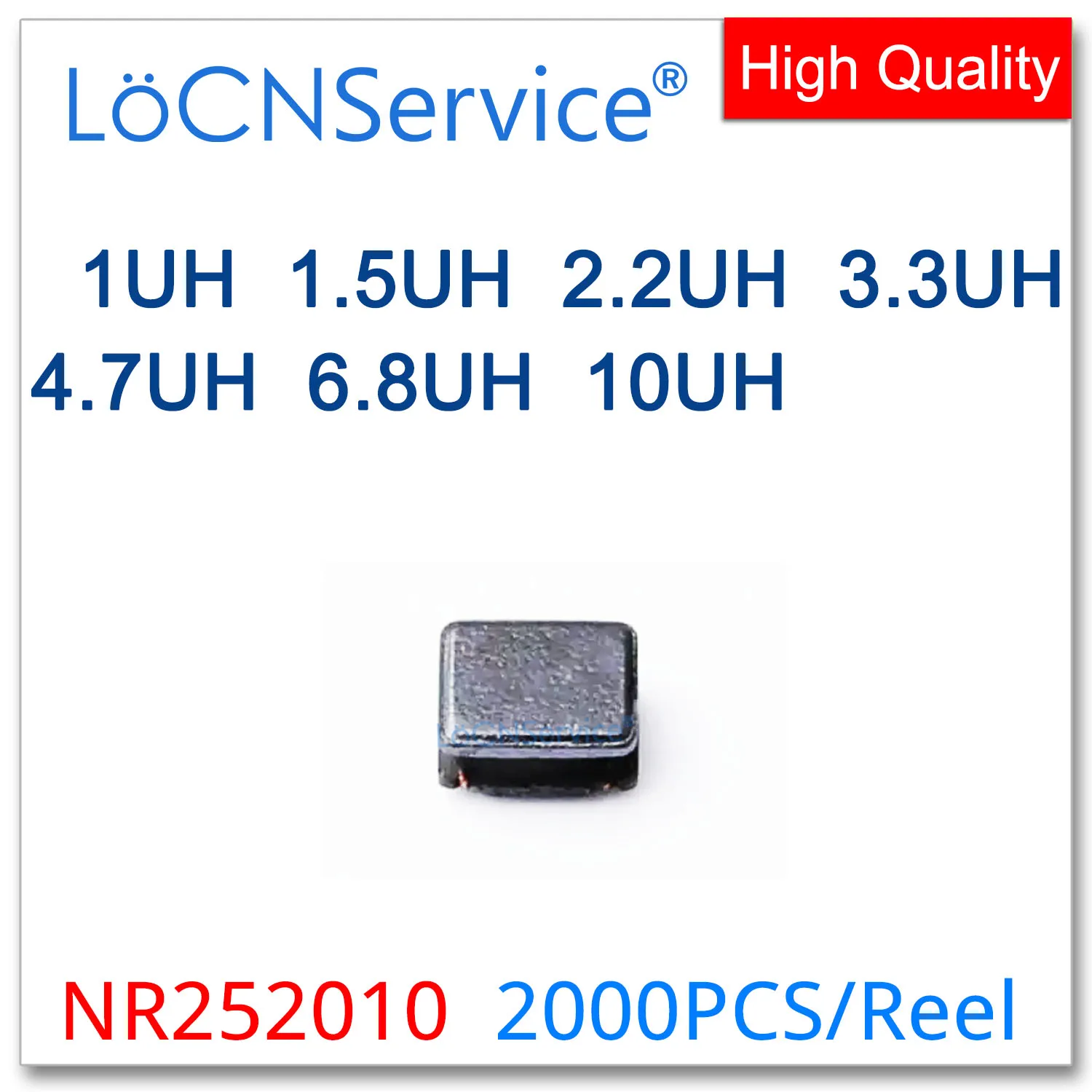 Фото LoCNService 2000 шт. NR 252010   2.5*2*1.05 SMD 1UH 1.5UH 2.2UH 3.3UH 4.7UH 6.8UH 10UH SMT Экранированные силовые индукторы Высокое качество №1