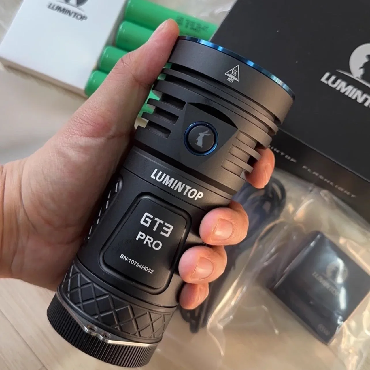 

Фонарик Lumintop GT3 PRO, яркий, яркий, 27000 лм, 707 м