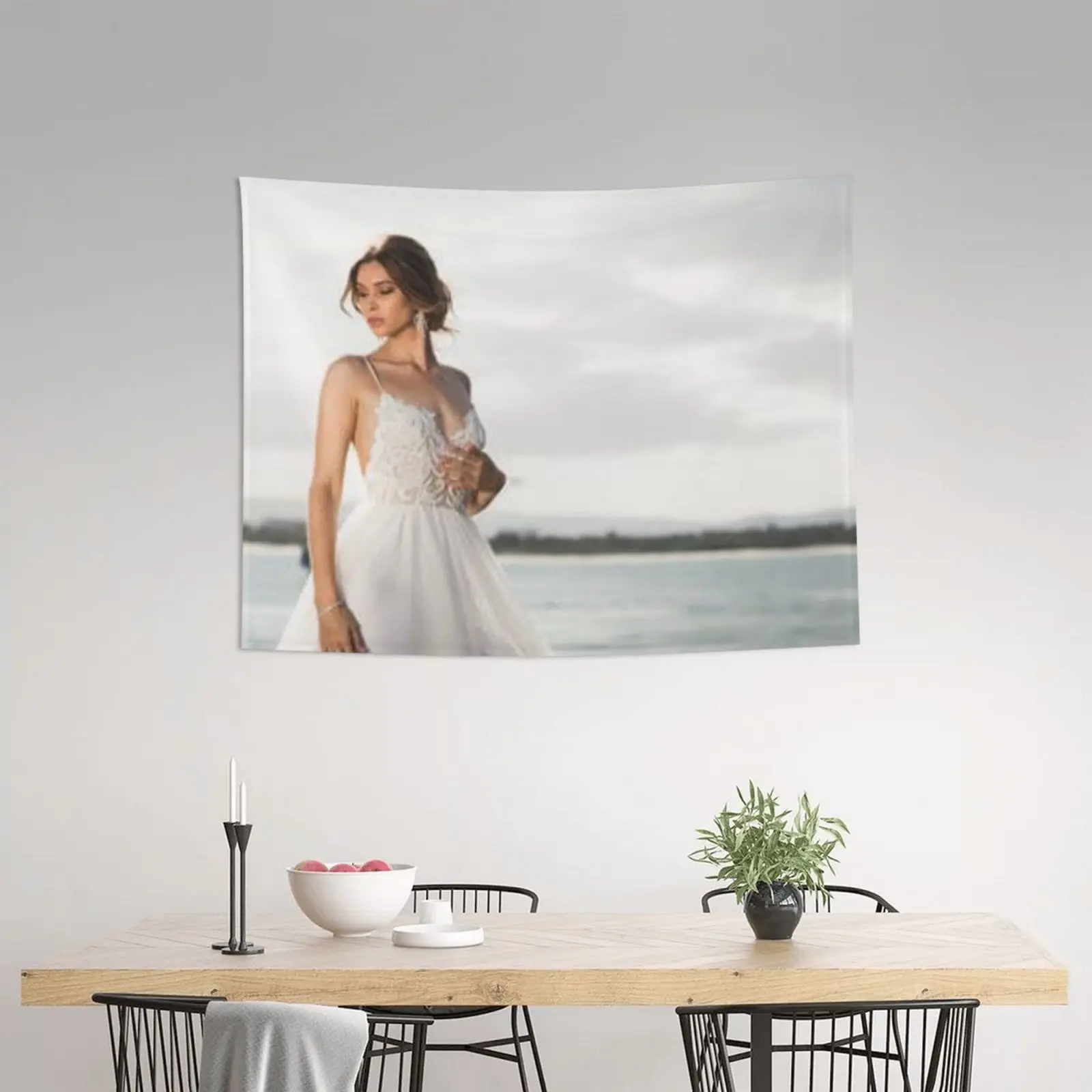 

Custom Your Picture Tapestry, Personalized Wedding Gift Wedding Decor Wall Hanging for Room