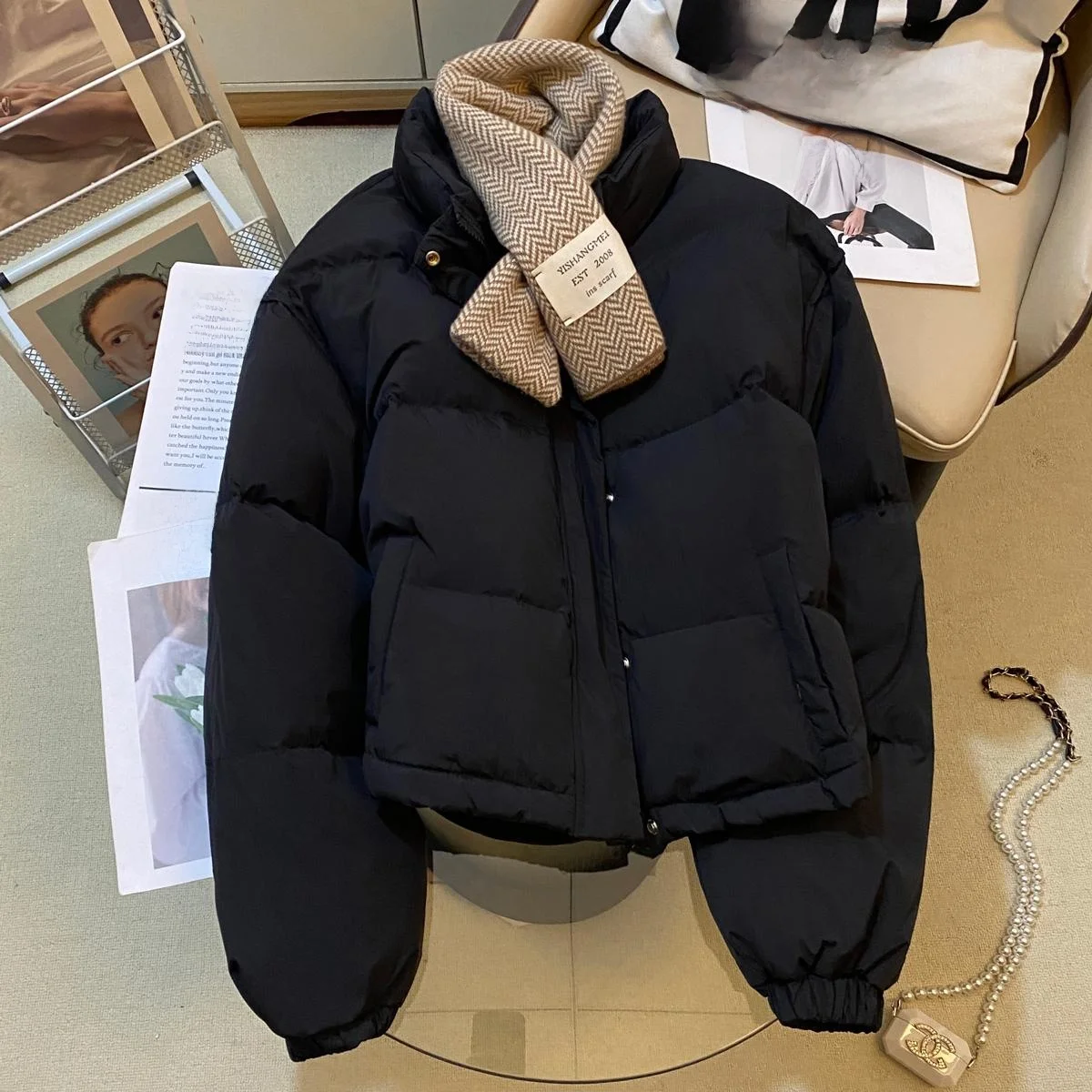 Черный 90 белый утиный пуховик верхняя одежда для женщин новинка зимы 2024