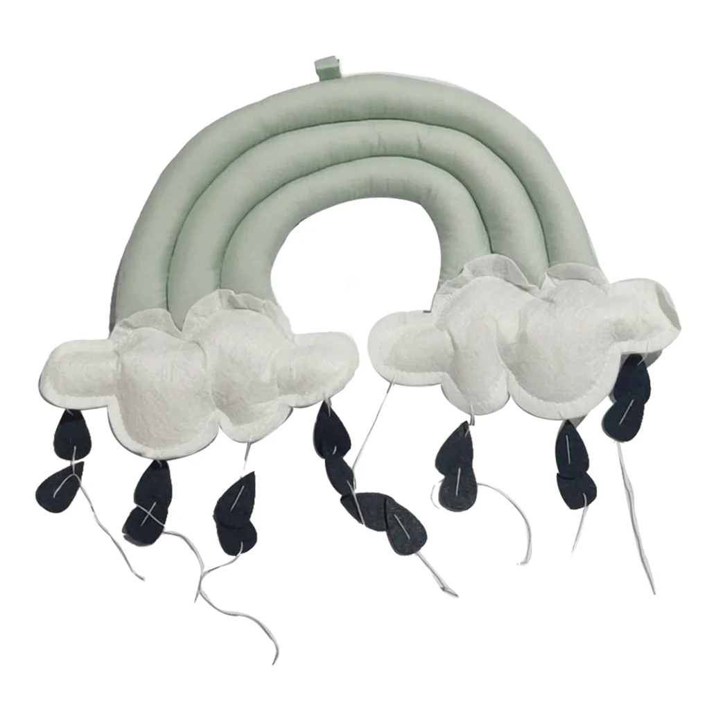 

Новорожденные Радуга облако дождь капля стены игрушки Детская кровать палатка кулон комната орнамент младенца фото реквизит аксессуары