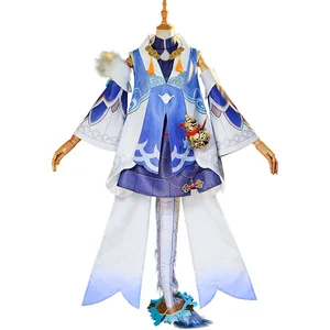Game Honkai Star Rail Bailu Cosplay Costume Party Clothing Women Cute Dress Halloween Carnival Uniforms Custom Made