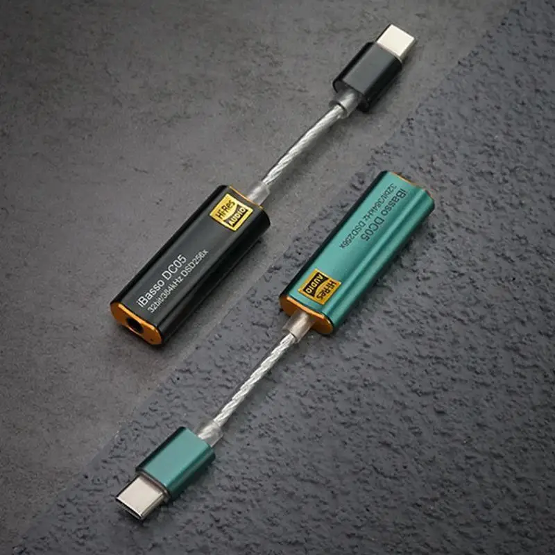 Оригинальный декодирующий усилитель iBasso DC05 USB Type-C до 3,5 мм для телефонов Android, гарнитура без потерь Hi-Fi, наушники, проводное декодирование аудио