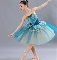 high quality ballet dance skirt girls professional show ballet swan tutu clothing children elegant ballet dance skirt