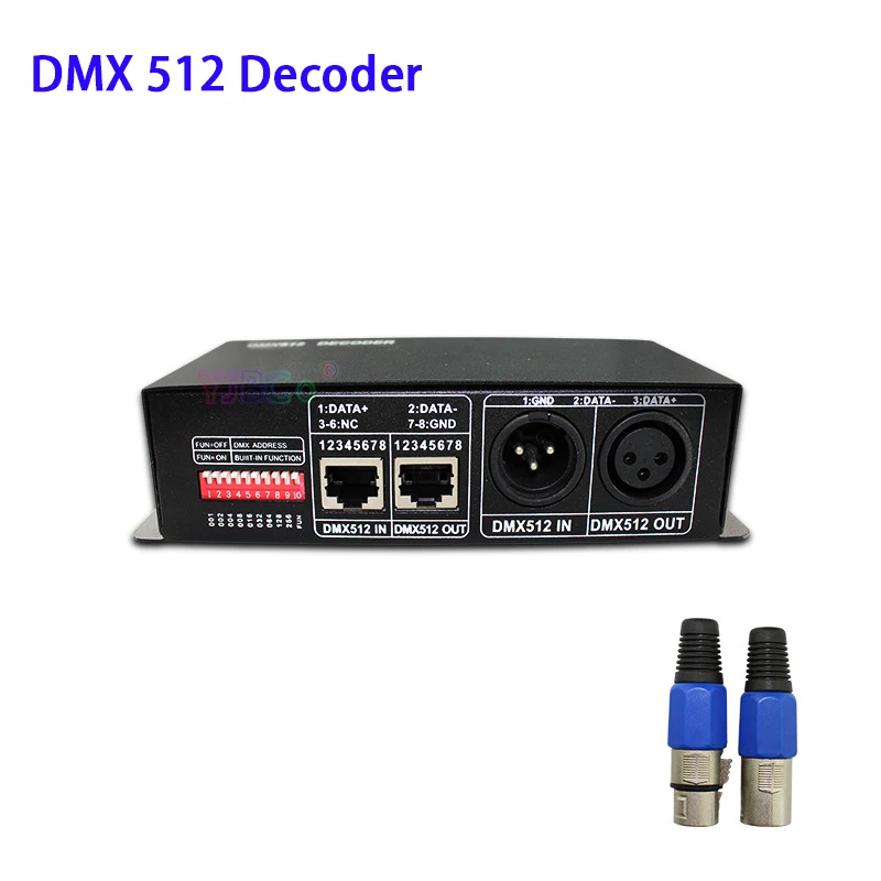 12 В 24 3CH /4CH DMX 512 декодер RGB RGBW Светодиодная лента контроллер освесветильник к ШИМ