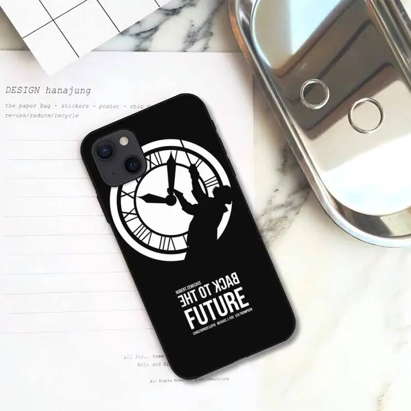 Чехол для телефона RUICHI the-Future-DeLorean-Time iPhone 11 12 Mini 13 Pro XS Max X 8 7 6s Plus 5 SE XR | Мобильные