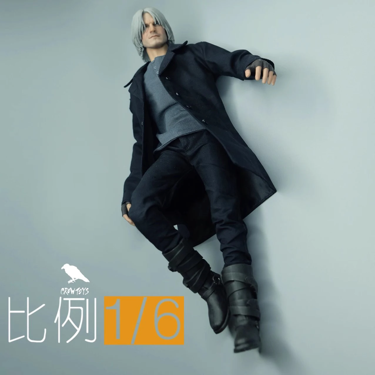 3ATOYS ворона DH игрушки 1/6 аксессуары для солдатиков модное пальто ветровка модель 12