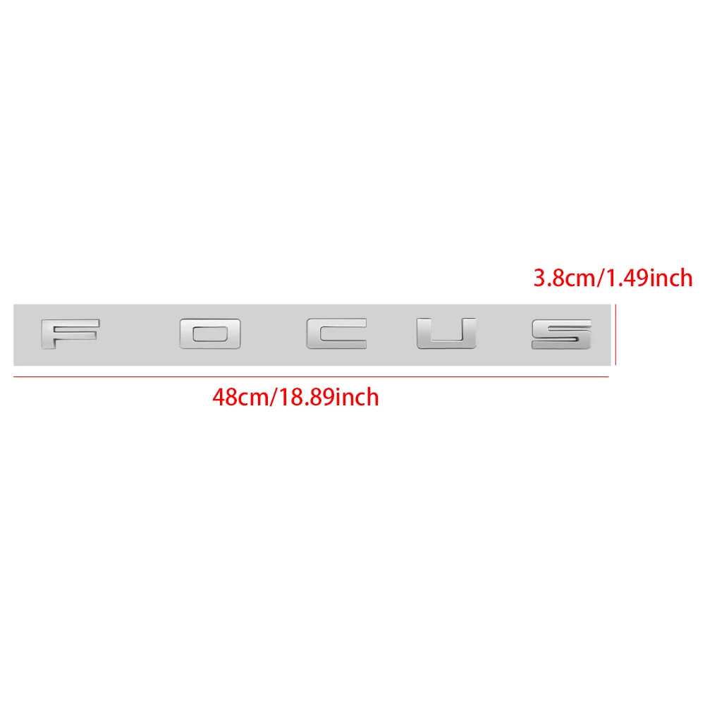 Фото 3D-значок из АБС-пластика для Ford Focus, Fiesta, Mondeo, Mustang, Ranger, Kuga, Edge, S-Max, ST — наклейка-декор для багажника автомобиля, автоаксессуар №3