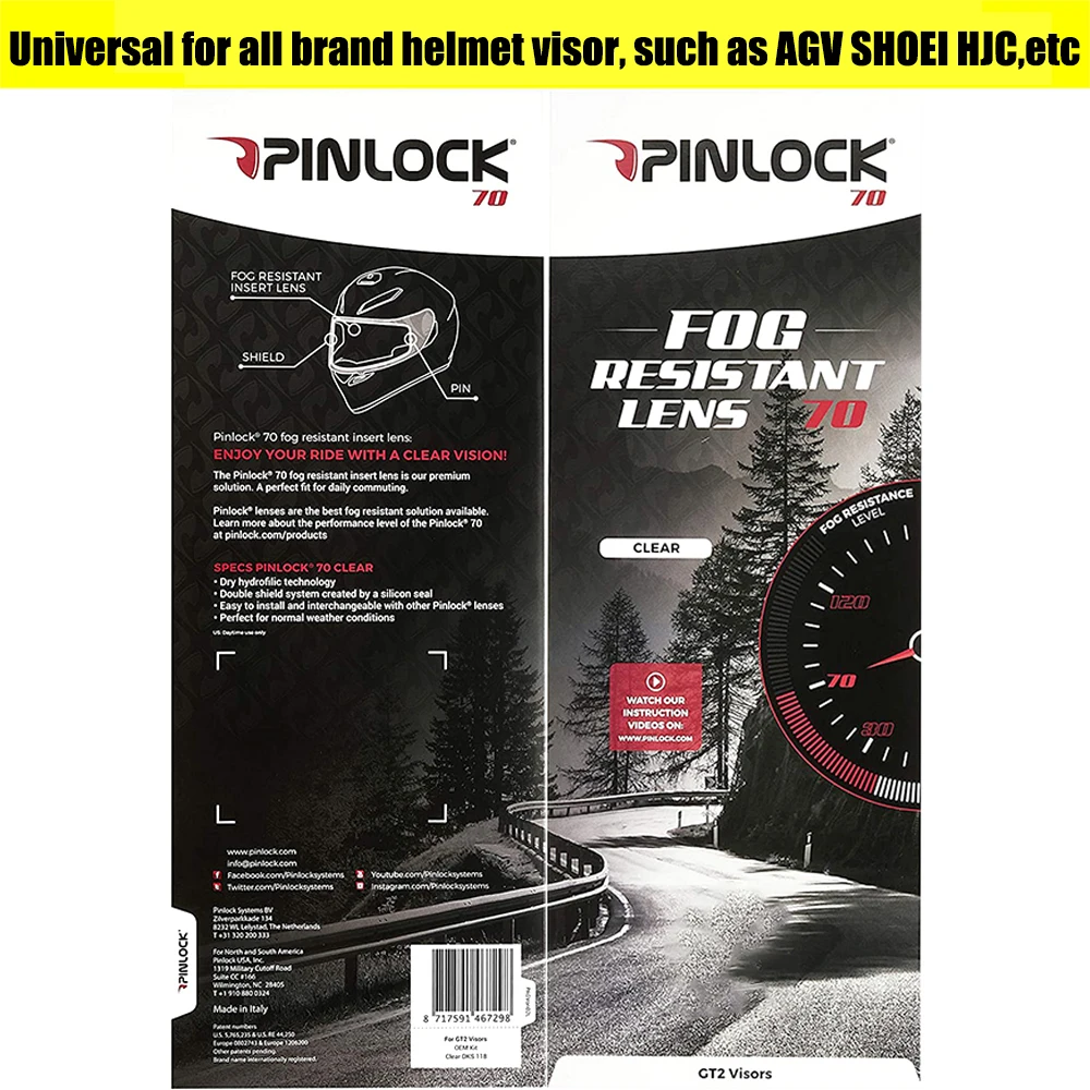 Шлемы на все лицо для AGV K5 K3SV K1 противотуманная пленка козырек наклейка