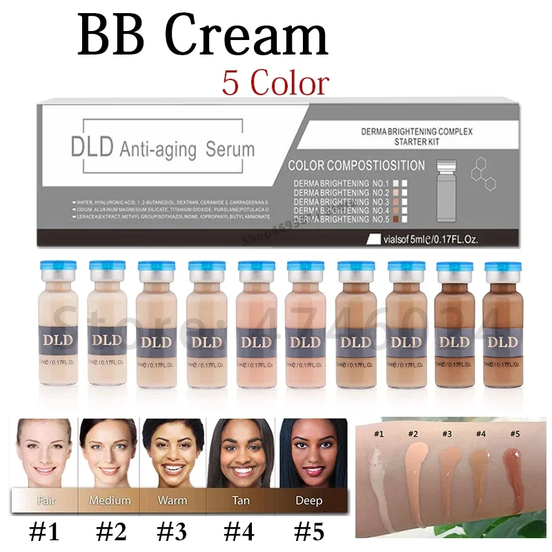 

BB-крем для кожи, блестящий, от акне, от старения, 5 мл