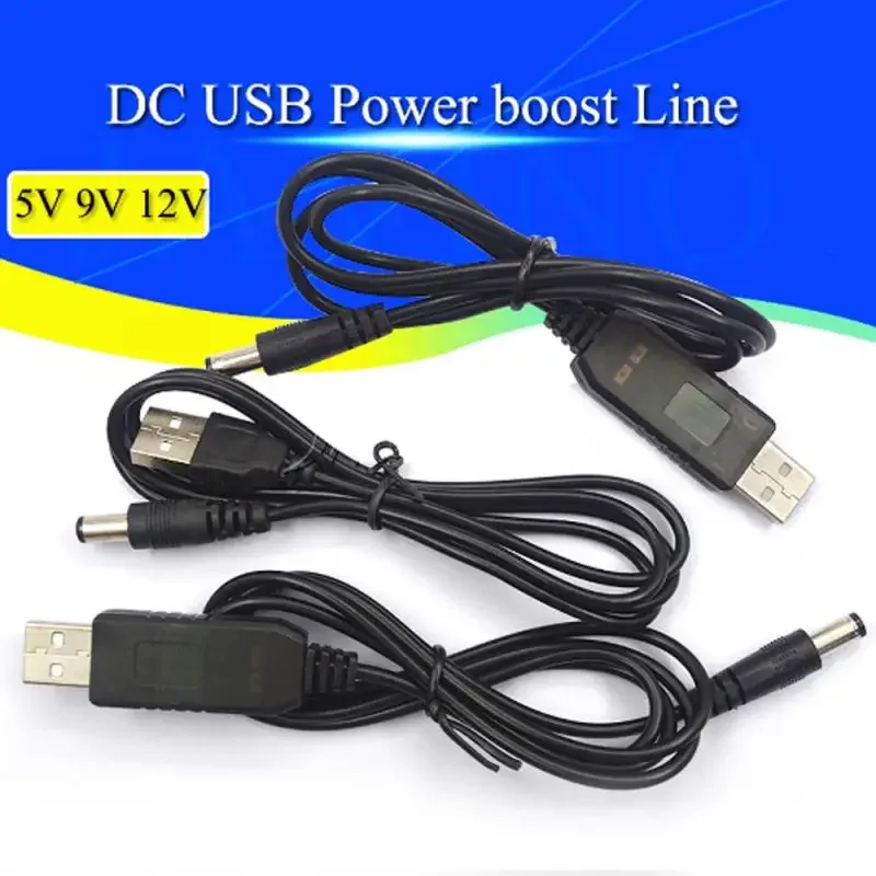 RYRA Прочный USB Power Boost Line DC 5V To 9V 2A 12V 1.5A Step UP Модуль USB-конвертер Кабель-адаптер 2 1x5 5 мм