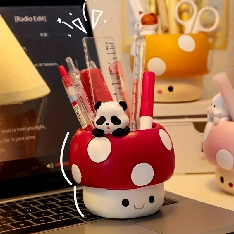 

Забавный Подставка Для Ручек В Виде Гриба, Многофункциональный Органайзер Для Хранения, Для Дома