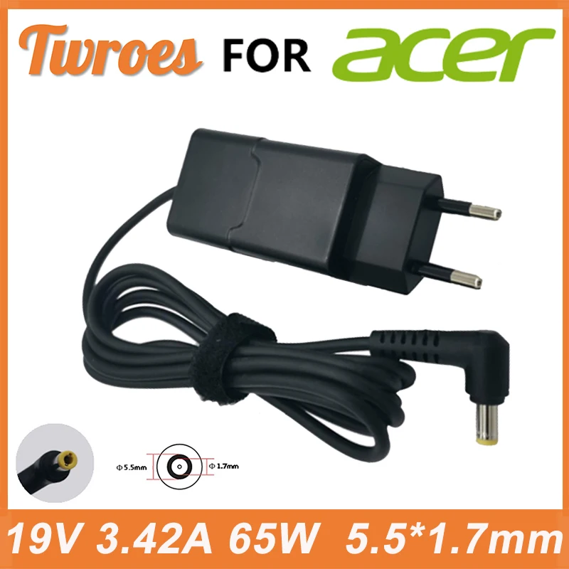 Адаптер переменного тока для ноутбука, зарядное устройство постоянного тока 19 в, 5,5 А, 1,7*551 мм для Acer M5-581G 4730ZG TMP243 E1-571G TM8473 V5-G, источник питания