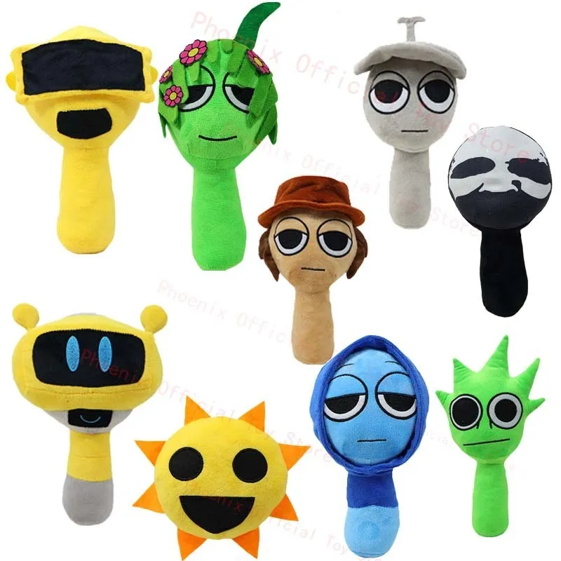 Sprunki Pinki плюшевая кукла игра ужасов Incredibox Raddy мультяшная мягкая домашний декор