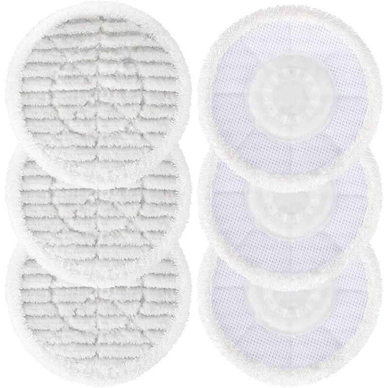 

Replacement Mop Pads For Shark S7000 S7001 S6002UK Steam Mop Accessories,Reusable Steam & Scrub All-In-One Cleaning Pads