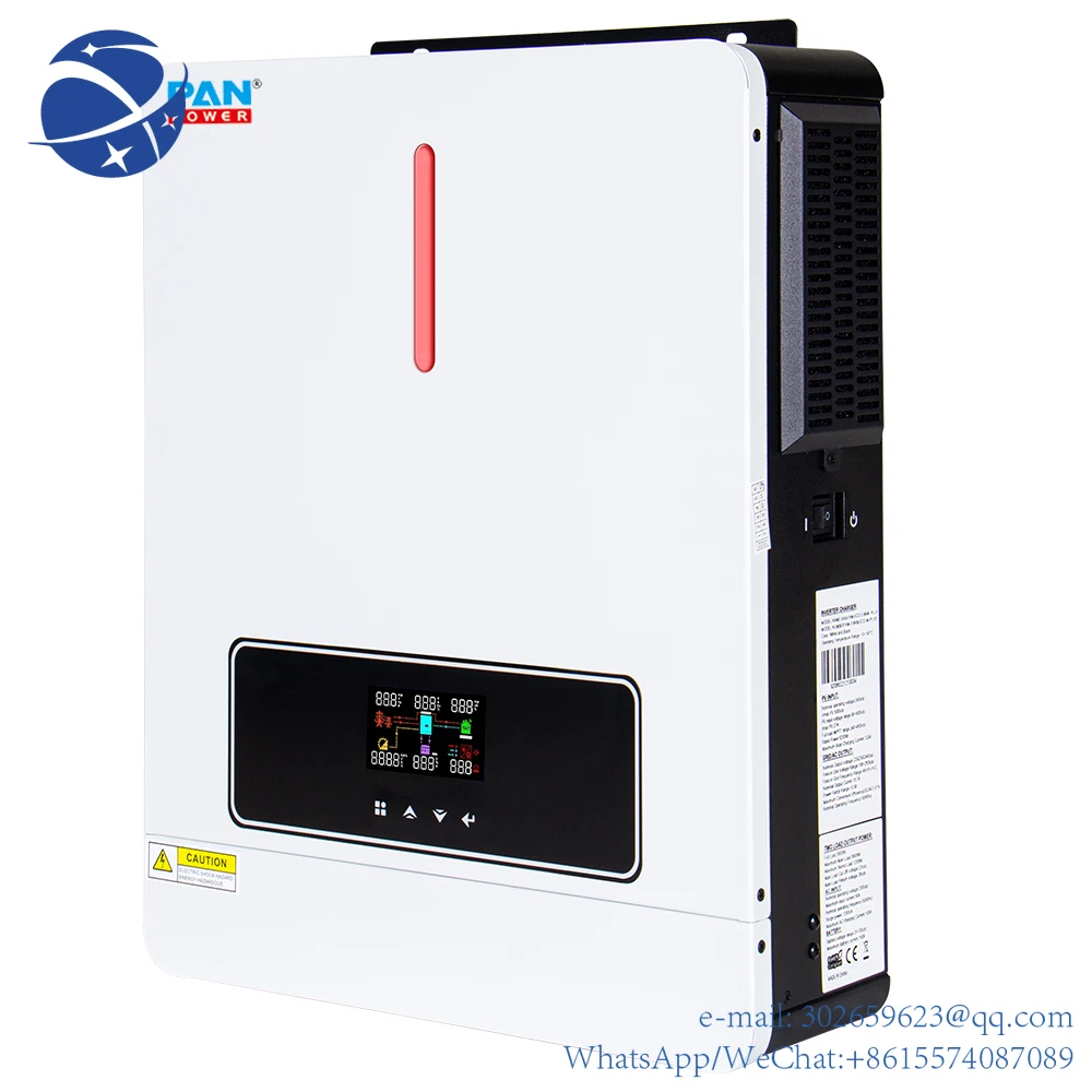 

New Arrival!!! 3.6KW 6.2KW Hybrid Inverter Off Grid 24V 48VDC 6200W Solar Inverter With 120A MPPT