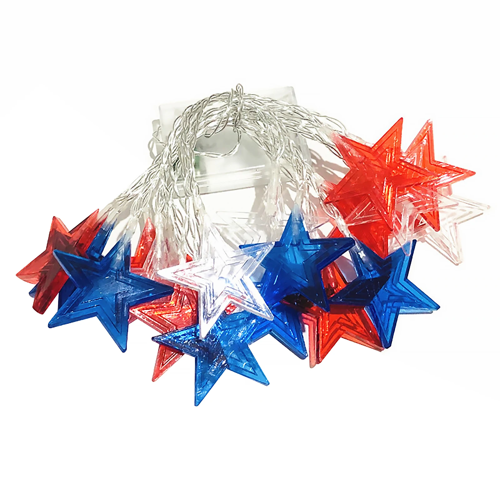 

LED Star Garland String Lights Novelty New Year Wedding Home Indoor Decoration Wishing Stars Curtain String Light